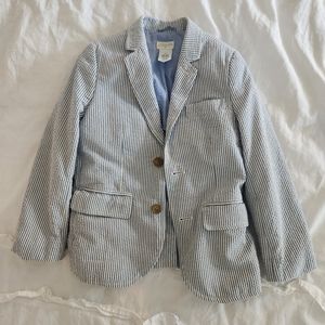 Crewcuts seersucker jacket boys size 4-5